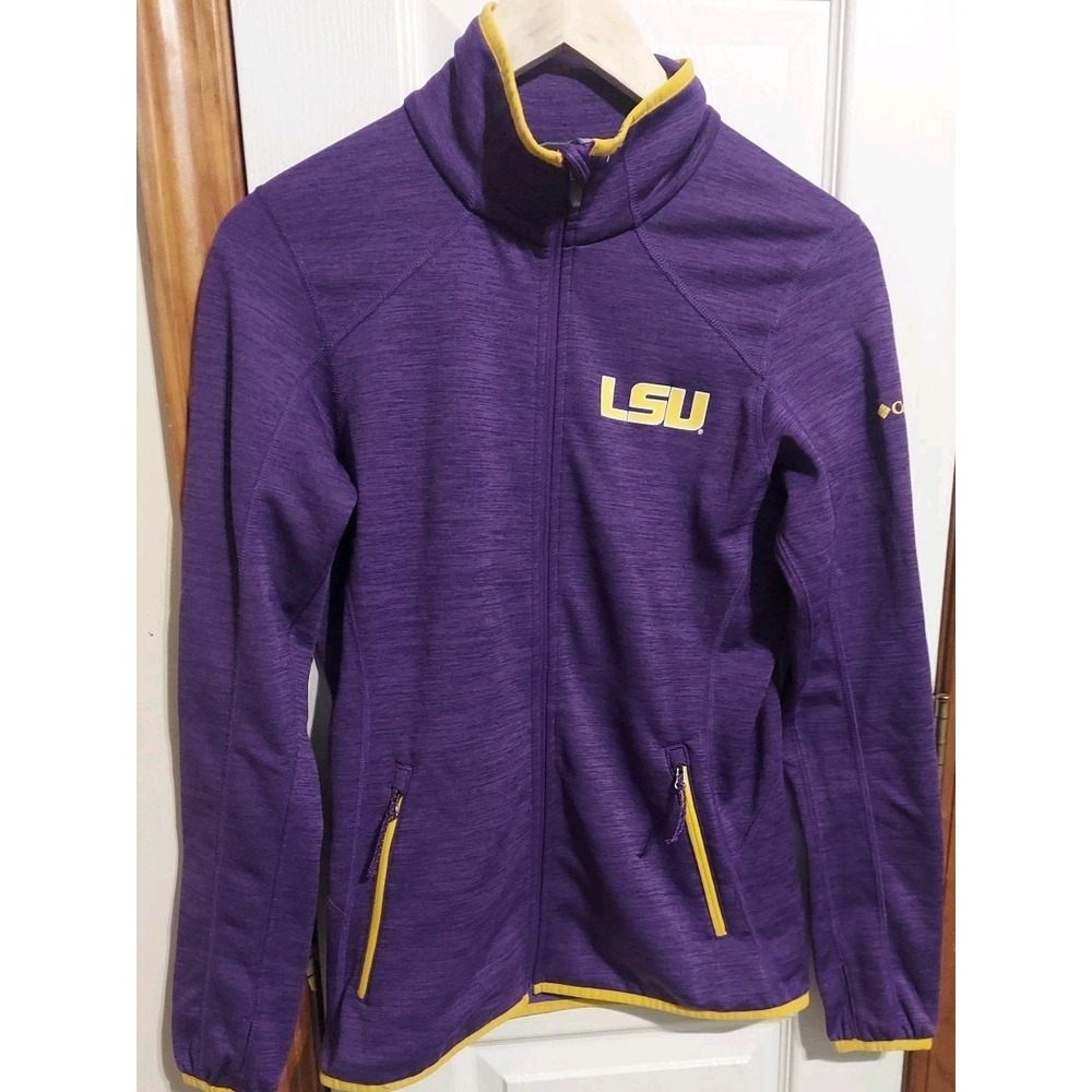LSU Tigers Women's Columbia Sapphire Trail Jacket (Large)‎ Shell Coat Football